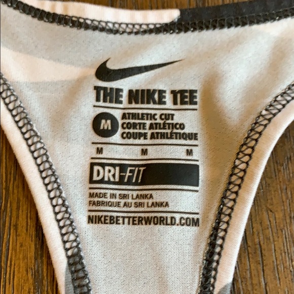 The Nike Tee Camo Print Dri-Fit Racerback Tank - Picture 5 of 7